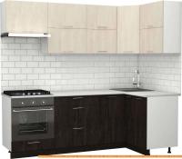 Кухня S-Company Клео крафт 1.2x2.3 правая (угольный камень/шелковый камень) картинка