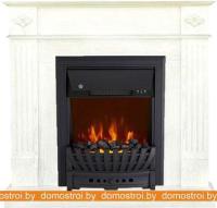 Комплект камина Smolcom Brighton STD-ASP с Royal Flame Aspen Black (белый дуб) картинка