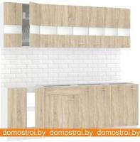 Кухня Кортекс-мебель Корнелия Экстра 2.4 без столешницы (дуб сонома) картинка