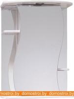 Шкаф с зеркалом Onika Лилия 55.01 правый (белый) 205519 картинка