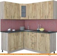 Кухня Интерлиния Мила Хольц 14x19 (дуб золотой) картинка