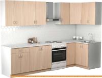Кухня S-Company Клео лайт 1.2x2.4 правая (дуб молочный/дуб молочный) картинка