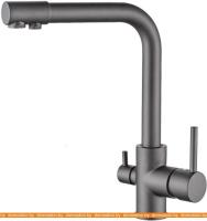 Смеситель Ledeme L4055U-3 (серый) картинка