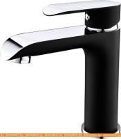 Смеситель Ganzer Margarette GZ 22011C (черный/хром) картинка
