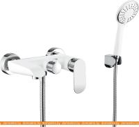 Смеситель Ganzer Margarette GZ 22032F (белый/хром) картинка