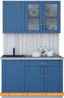 Кухня Интерлиния Мила Крафт 1.3А (дуб лазурный) картинка