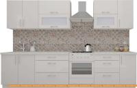 Кухня ВерсоМебель ВерсоЛайн 4-2.6 (белый 001) картинка