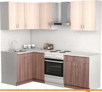 Кухня S-Company Клео лайт 1.2x1.7 левая (ясень шимо темный/ясень шимо светлый) картинка