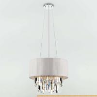 Подвесная люстра Евросвет 10106/6 (хром/прозрачный хрусталь strotskis) картинка