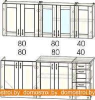 Кухня Интерлиния Мила Хольц 20 (дуб золотой) картинка