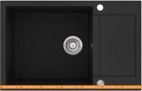 Кухонная мойка Aquasanita Tesa SQT105AW (черный 601) картинка