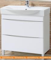 Тумба Акваль Верна 85 АВ.85.10.20.N под умывальник Элвис 850 картинка