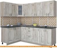 Кухня Интерлиния Мила Хольц 14x24 (дуб серый) картинка