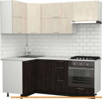 Кухня S-Company Клео крафт 1.2x2.0 левая (угольный камень/шелковый камень) картинка
