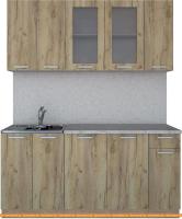 Кухня Интерлиния Мила 17-60 (дуб золотой) картинка