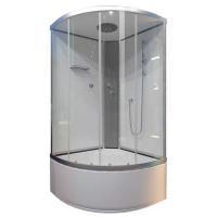 Душевая кабина Fiinn F 409 100x100 стенка белая / тонированные стекла картинка
