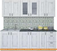 Кухня Интерлиния Мила Хольц 23 (дуб белый) картинка