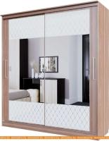 Шкаф-купе SV-Мебель №19 Классик 2.0 (белый/ясень шимо темный) картинка