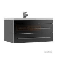 Подвесная тумба Aquanet Верона 75 Черный картинка