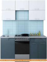 Кухня Интерлиния Мила Gloss 50-16 (белый/асфальт) картинка