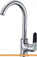 Смеситель РМС SL123BL-017F (черный/хром) картинка