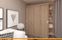 Шкаф-купе ЭлиГард Лагуна ШЛ-06.П.0 (дуб сонома) картинка