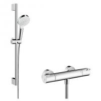Душевая стойка Hansgrohe Crometta Vario / Ecostat 1001 CL Combi [27812400] картинка