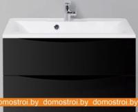 Тумба под умывальник BelBagno Marino-800-2C-SO-NL-P (nero laccato lucido) картинка