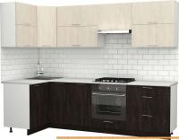 Кухня S-Company Клео крафт 1.2x2.7 левая (угольный камень/шелковый камень) картинка