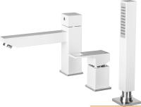 Смеситель Deante Anemon BCZ W130 (хром/белый) картинка