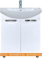 Тумба под умывальник Misty Лаванда 70 (напольная, белый) картинка