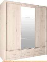 Шкаф-купе Интерлиния Лима ЛМ-003-20 Ш (дуб корабельный белый) картинка