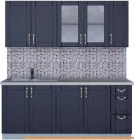 Кухня Интерлиния Мила Крафт 1.9А (дуб королевский) картинка