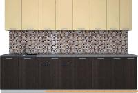 Кухня Интерлиния Мила Лайт 3.0 (ваниль/дуб венге) картинка