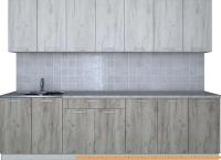 Кухня Интерлиния Мила Лайт 2.8 (дуб белый/дуб серый) картинка