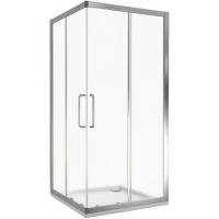 Душевой уголок GoodDoor NEO CR-90-C-CH 90x90 стекла прозрачные (без поддона) картинка