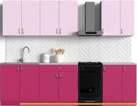 Кухня S-Company Клео колор 2.3 (малиновый/лаванда) картинка
