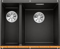 Кухонная мойка Blanco Subline 340/160-U 525986 (левая, черный) картинка