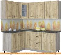 Кухня Интерлиния Мила Хольц 14x20 (дуб золотой) картинка