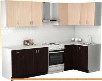 Кухня S-Company Клео лайт 1.2x2.2 правая (венге/дуб молочный) картинка