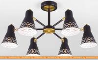 Потолочная люстра Евросвет 70100/6 (Черный) картинка