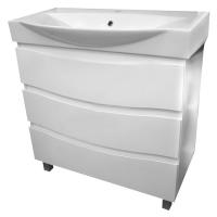 Тумба под умывальник АВН Фиджи 61.01 с тремя ящиками картинка