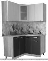 Кухня Интерлиния Мила 12x13 (ваниль-бетон-травертин) картинка