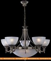 Подвесная люстра Евросвет 60006/8 античная бронза картинка