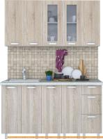 Кухня Интерлиния Арт Мила 15 (дуб сонома светлый) картинка