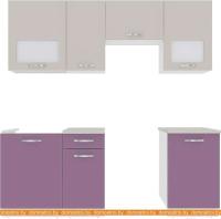 Кухня ВерсоМебель Эко-6 2.1 (виола/кашемир) картинка