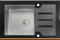 Кухонная мойка Tolero Ceramic glass TG-660 (черный) картинка