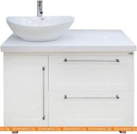 Тумба под умывальник Misty Гамма 100 (белый, левая) картинка