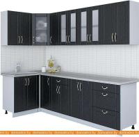 Кухня Интерлиния Мила Крафт 1.2x2.7 (дуб английский) картинка