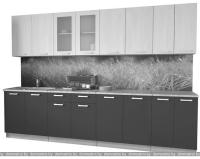 Кухня Интерлиния Мила 30 (дуб белый-дуб золотой-дуб бунратти) картинка